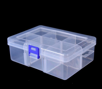1 Pc Big 6 Compartments Fishing Lure Tackle Hook Bait Storage Box Container Case