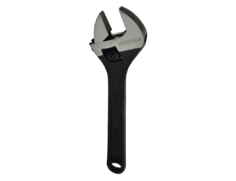 Greenfield Adjustable Wrench 8" CRV Black Phosphate