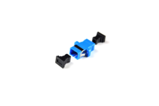 Allan SC-SC UPC Flange Simplex Single-Mode Fiber Optic Adapter Coupler 10Pcs/Set