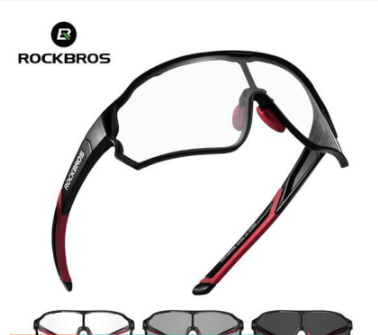 ROCKBROS 10135 Photochromic Sunglasses Shades for Men Women Cycling Sports Goggles UV 400 Protection