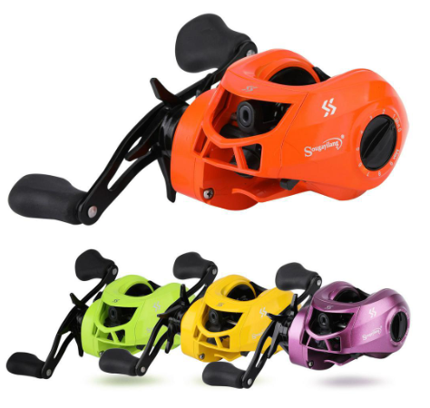 Sougayilang New Type 4 Colors Casting Fishing Reel 17+1BB Fishing Reel For Outdoors Fishing