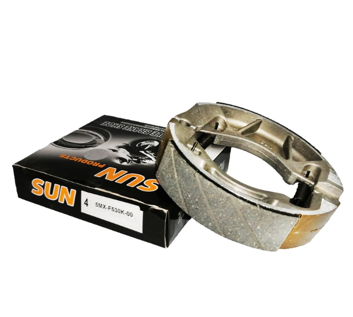 SUN Brake Shoe w/Spring & Canal for Mio, Sniper, Aerox, FZ, SZ (5MX-F530K-00)