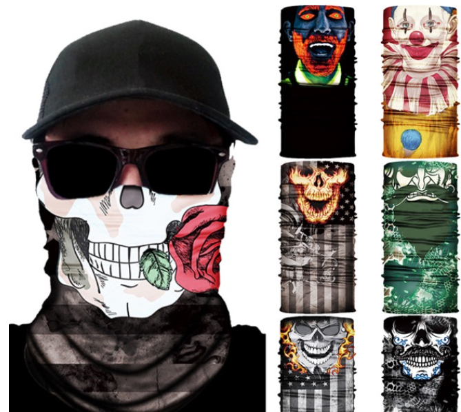 PATTON Multi scarf skeleton style Magic Headscarf men and women cycling headscarf outdoor