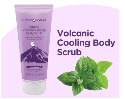 Human Nature Volcanic Cooling Body Scrub 200ML