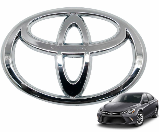 Blade Car Emblem Logo Chrome Big 15cm Toyota (Silver) 3m Adhesive Car Badge Decal Sticker