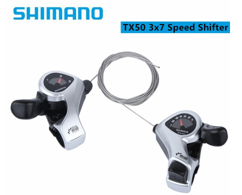 Shimano Tourney TX50 3X6 Speed 3X7 Speed Shifter For MTB Mountain Bicycle Bike 18 Speed 21 Speed Thumb Shifter Plus Accessories