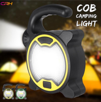 CRH COB LED Camping Lights Tent Lamp Torch Hiking Night Outdoor Aid Lamp Lighting And Flashlight