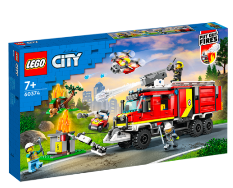 Lego 60374 City Fire Command Truck 502 pcs Building Blocks