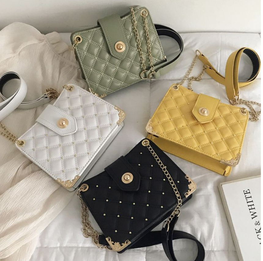 Korean Sling Bag For WOMEN PU Material Handbag Hand Carry Fashion