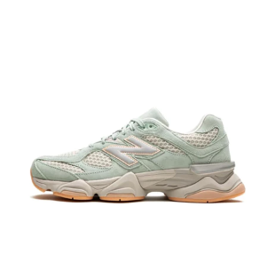 New Balance NB 9060 Green Grey Mesh Running Shoes Unisex