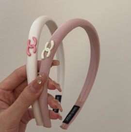 Double C Style High Skull Letter Headband Sponge Heightening Contrast Color Thin Headband Fashion Accessories Hair Accessories