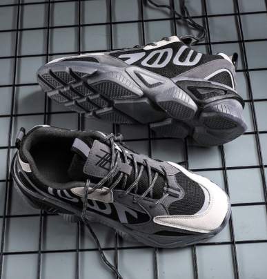 Men's Shoes Yeezy 700 Sports ins Tide Shoes Breathable Deodorant Net Shoes Night Reflective Sneakers