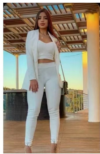 New Sexy Fashion Three-In-One Suit Terno Suit 3in1 (Blazer + Crop Top + Pants) Women's Suit