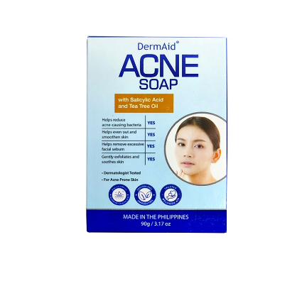 Dermaid Acne Soap Facial Cleansing Bar 90g