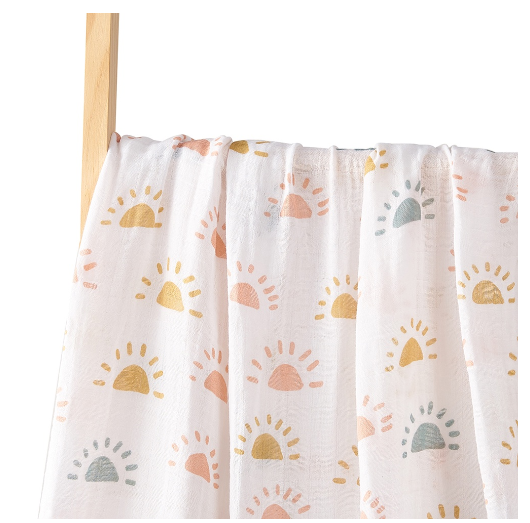 Happy Flute Baby Muslin Swaddle Cotton Soft Baby Blanket For Newborn Baby Wrap Sleepsack Bath Towel 120x110CM c26