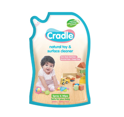 Babymama - Cradle Natural Toy & Surface Cleaner Refill Pack – 500ml