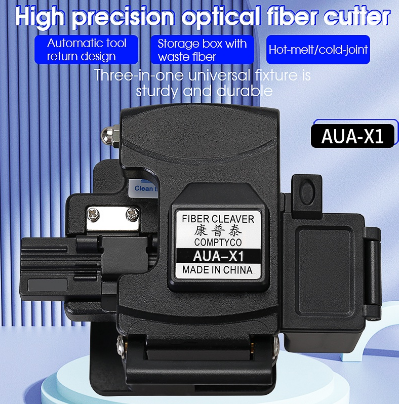 Automatic tool return type Fiber Cleaver FTTH Fiber Optic Tools High Precision AUA-X1 Cable Cutting Fiber Optic Knife Tools Fiber