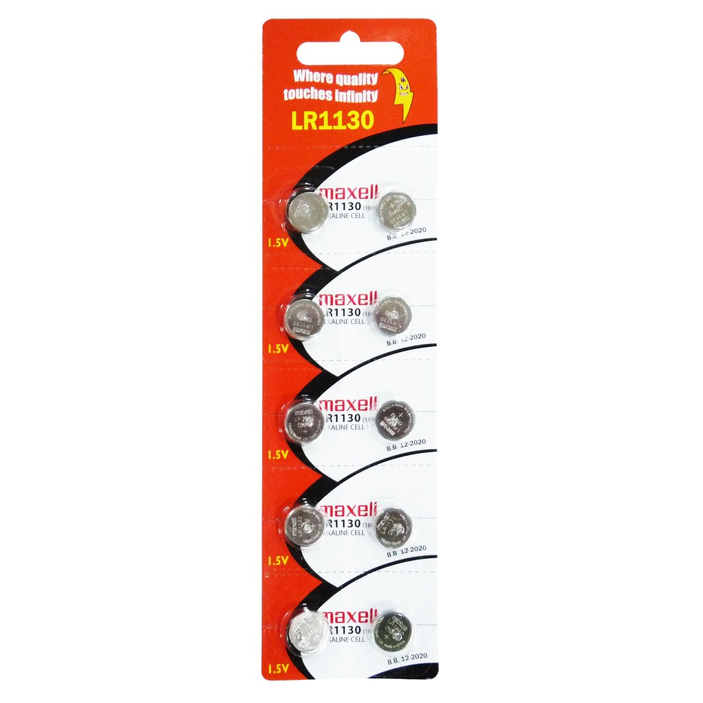 Maxell LR1130 Micro Alkaline Battery Set of 10