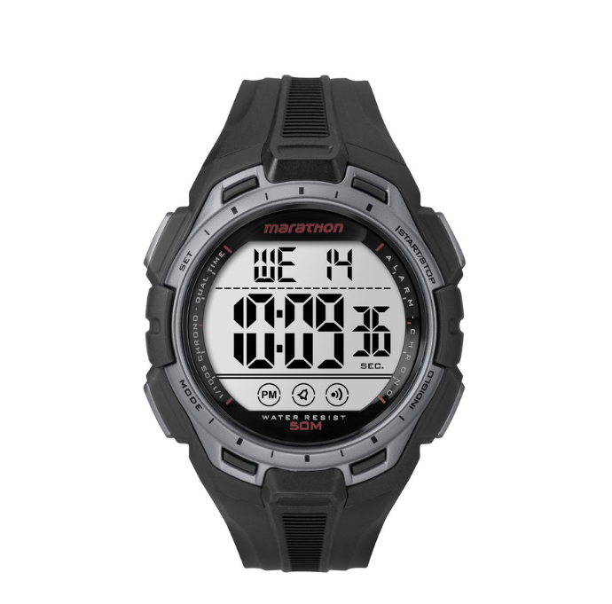 Timex Marathon Black Rubber Digital Watch For Men TW5K94600 SPORTS
