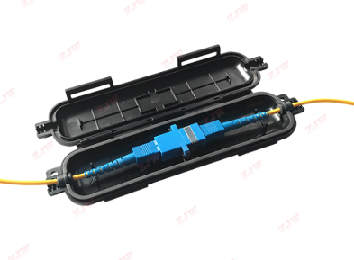 FTTH Fiber Cable Protective Box Waterproof SC Connector Heat Shrink Tube Fiber Cables Case