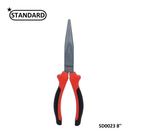 Standard Long Nose Pliers Hardware High Quality Chrome Vanadium Steel Hardware Tools (SD0026-0023)