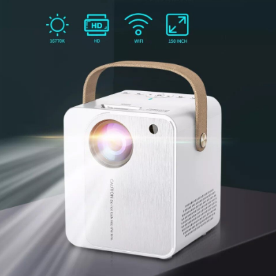 Projector Y8 New Smart Projector Mini For Phone Android 9.0 HD 1080P 4K WiFi LED