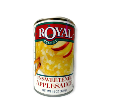 Royal Select Unsweetened Applesauce 425g