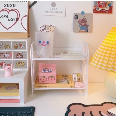 A1 Korean Ins Desk Folding Shelf Simple Creative Debris Storage Artifact-Z502