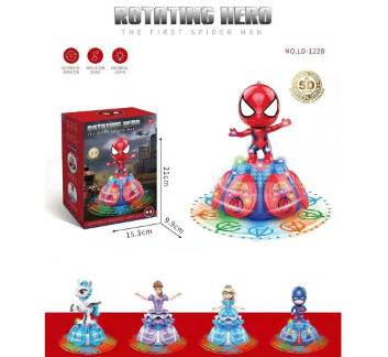 Music toy for Kids Dancing Frozen Elsa with Lights and Spinning Top Toys
