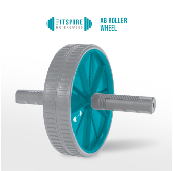 Fitspire Ab Roller Wheel 18.5cm Abdominal Abs Workout Wheel Fitness Equipment