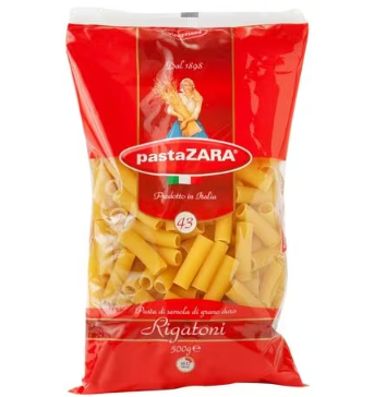 Pasta Zara Rigatonni Pasta #43 500g