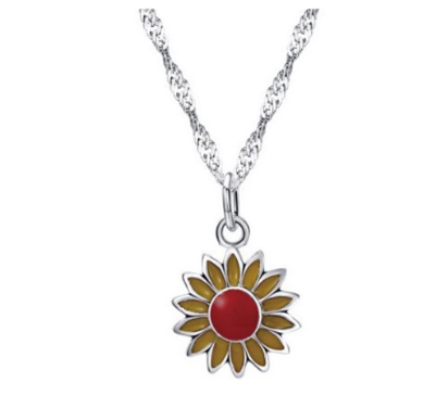 Silver Kid's Necklace Korean Fashion Jewelry Accessory MM38