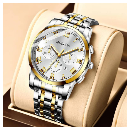 Watch For Men Water Proof Relo for Man Original Business Genuine Quartz Stainless Steel Accurate Wear-Resistant Luminous 5
