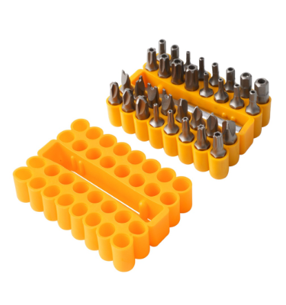 Tolsen 33pcs Magnetic Bit Holder Set with Plastic Case