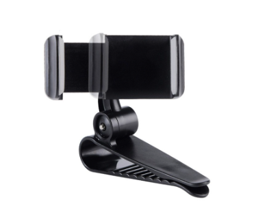 SEAMETAL Universal Phone Holder Car Sun Visor Bracket 360 Degree Rotation Mount