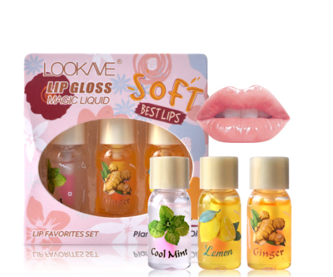Lamuseland Plant Essence Color-Changing Lip Oil Moisturizing Gloss Not-Easy To Decolorize Lipstick