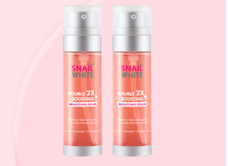 Snailwhite Double Boosting Brightening Serum 40+40ml (Bundle of 2)