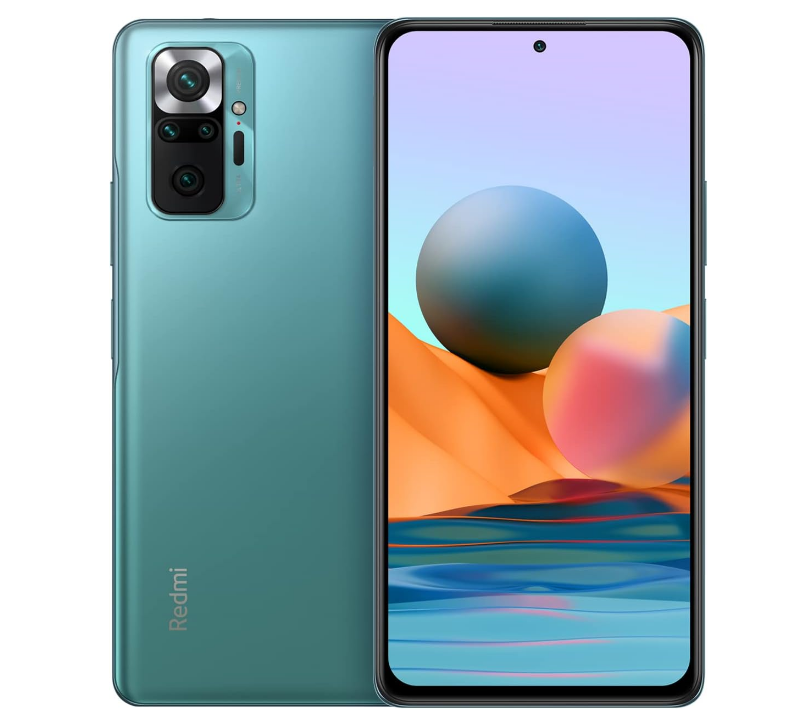 Xiaomi Redmi Note 10 Pro Aurora Green Smartphone | 6GB+128GB | 108MP Quad Rear Camera