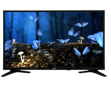 ACE 32" Slim LED TV Black LED-808 DN4