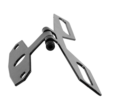Motorcycle License Plate Bracket Taillight Fixed Folding Number Plate Frame Holder Light Mount Universal Motorbike Parts