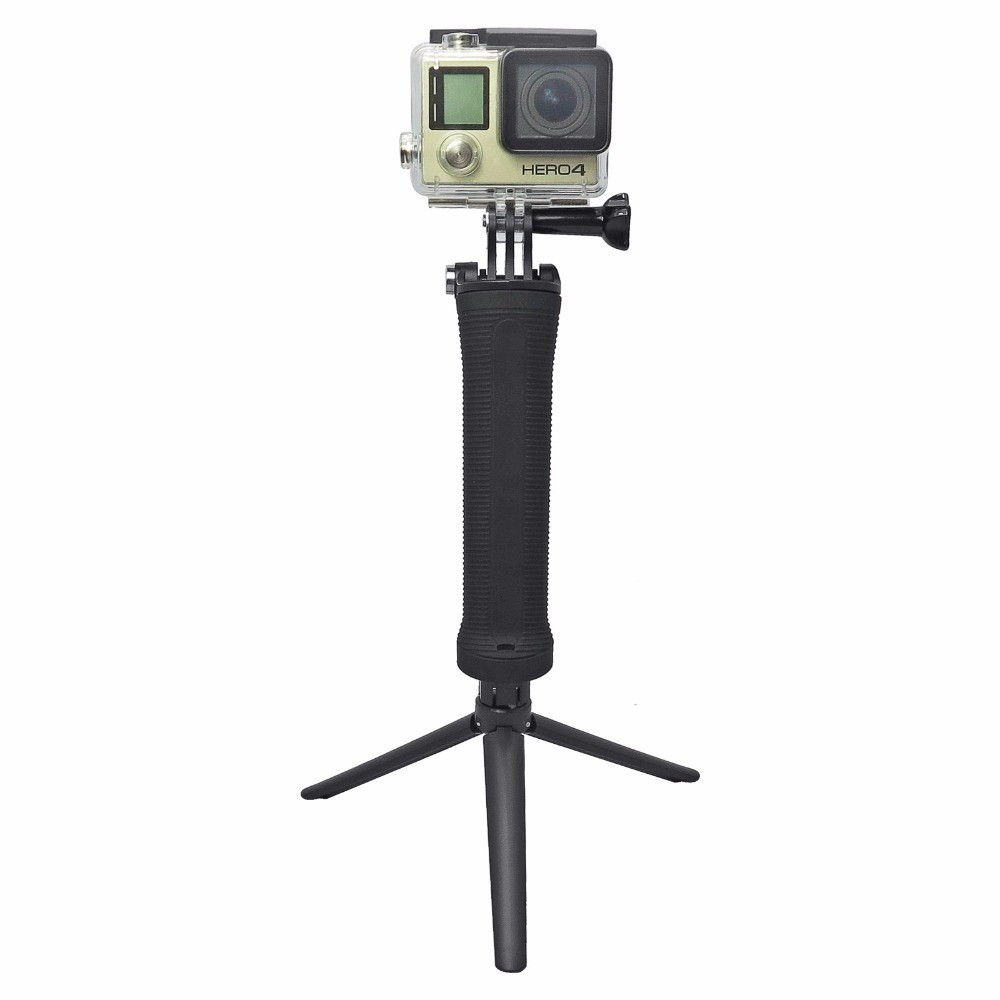 AKASO 3 Way Grip Waterproof Monopod Selfie Stick For Ek7000/Ek7000 Pro/V50 Pro/Brave 4/V50X/7LE Camera Tripod
