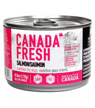 Canada Fresh Salmon Canned Dog Food  All Life Stages 170g