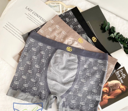 Men's Underwear High-elastic Mid-waist G-Brand Foreign Trade High Quality Boxer Briefs For Men