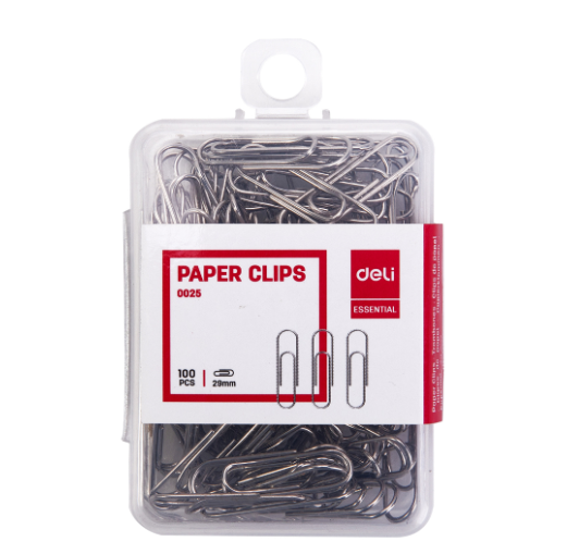 Deli Office Consumable Paper Clip 100pcs (1pc) E0025 [75250025]