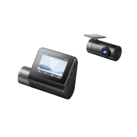 70mai Dash Camera A200-1 HDR | Dual Vision | 1080P FHD 60FPS| MaiColor Vivid+ with Rear Camera Set