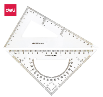 Deli Triangle 18cm Isosceles & Acute Triangle 6420 (1 set) [75256420]