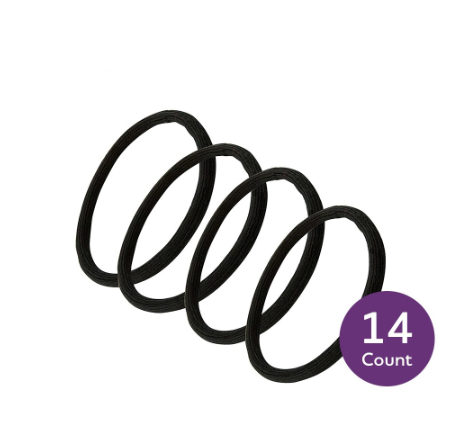 Goody Ouchless No-Metal Extra Large Hair Elastics 5mm Thick , 14ct