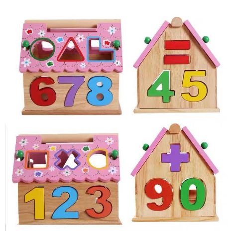 K2-shop children the wisdom of housing wood toys Educational toys