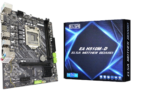 H510M-D Mother Board Support Intel Core i3/i5/I7 Pentium, Celeron 10th DDR4 3200MHZ