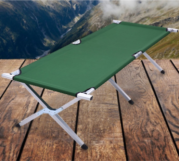 Camping Folding Bed Outdoor Portable Bed Oxford Cloth Lunch Bed Beach Folding Bed Camp Bed